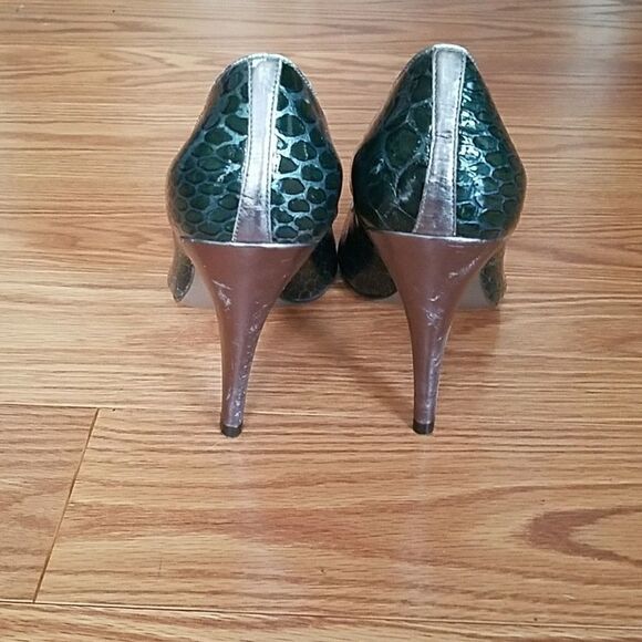 Carlos by Carlos Santana Green snake skin Sz. 8.5 - Picture 4 of 6